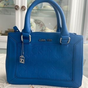 Blue Calvin Klein mini bag